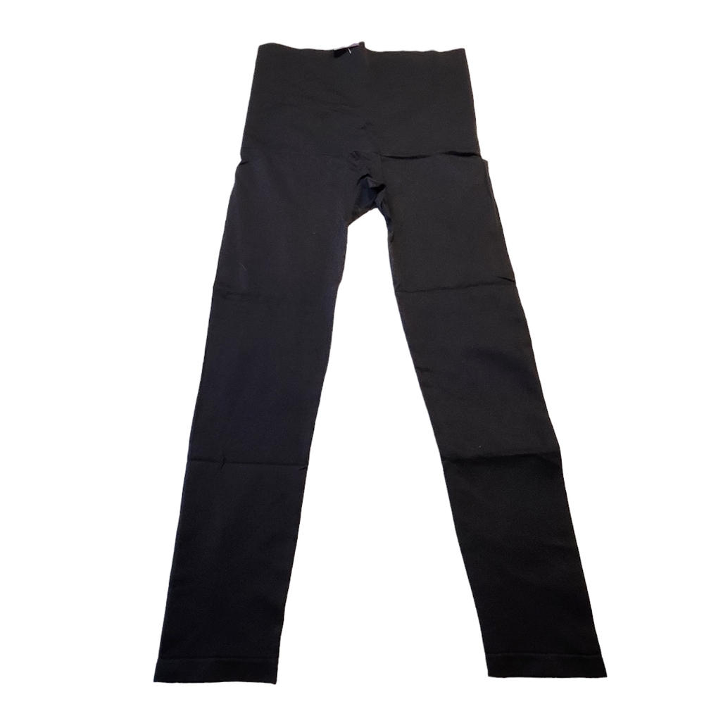 NWT Empetua Women's Black High Waisted Shaping Leggings Ankle Length 3XL